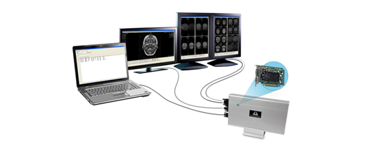 笔记本PCIe扩展坞与加拿大Matrox显卡组成的医学影像多屏显示系统